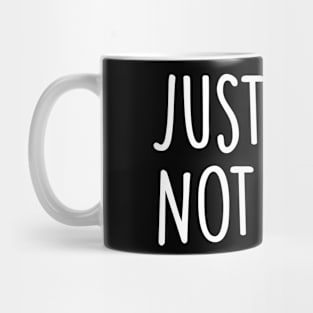 Just Deaf Not Rude Funny Deaf Awareness Finger Spelling Mug